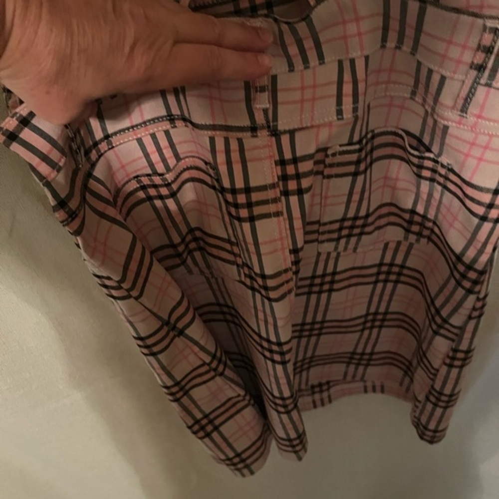 Like An Angel Plaid Overalls Dress Size M - Picture 5 of 5